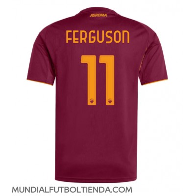 Camiseta AS Roma Evan Ferguson #11 Primera Equipación Replica 2025-26 mangas cortas Camiseta AS Roma Evan Ferguson #11 Primera Equipación Replica 2025-26 mangas cortas